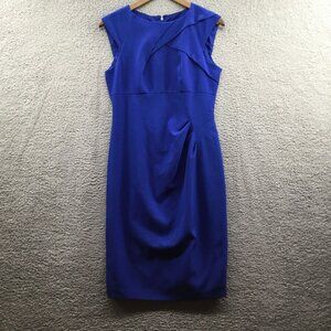 Adrianna‎ Papell Sheath Dress Blue 8